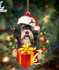 Tibetan Terrier-Dogs Give Gifts Hanging…