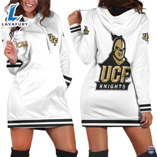 UCF Knights NCAA Classic White 3D Hoodie Dress