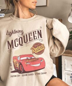 Vintage Cars Shirt Lightning Mcqueen…