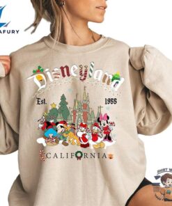 Vintage Disneyland Christmas Sweatshirt, Retro…