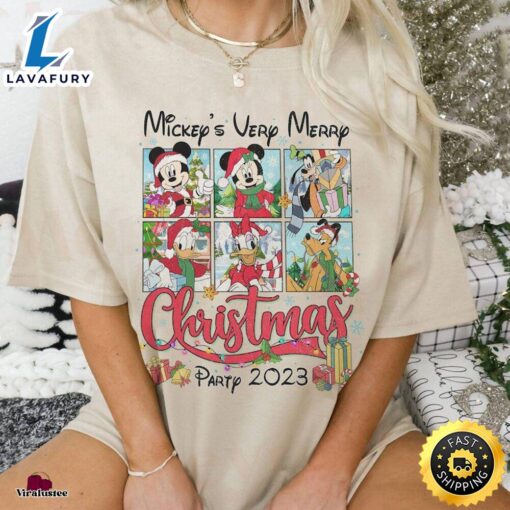 Vintage Mickey And Co 1928 Family Trip Sweatshirt  Merry Christmas Shirt