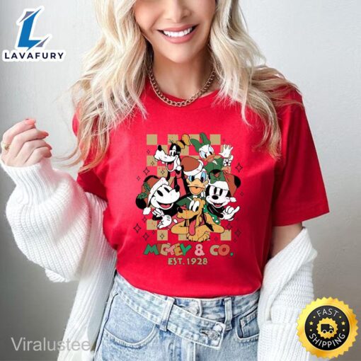 Vintage Mickey & Co 1928 Shirt  Merry Christmas Shirt