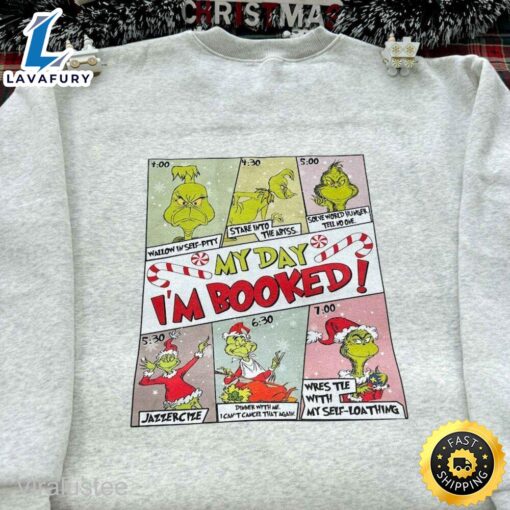 Vintage My Day I’m Booked Sweatshirt  Merry Christmas Shirt