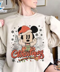 Vintage Retro Disney Mickey Christmas…