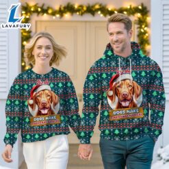 Vizsla Dog Make Christmas Magical Christmas Sweatshirt & Hoodie   Gift Christmas