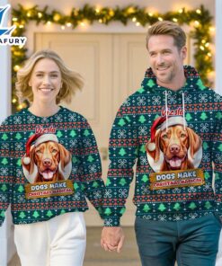 Vizsla Dog Make Christmas Magical…