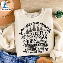 Wallace And Davis Present White Christmas ShirtFunny Christmas Shirt