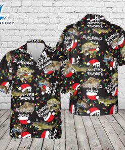 Walleye Fishing Christmas Hawaiian Shirt…