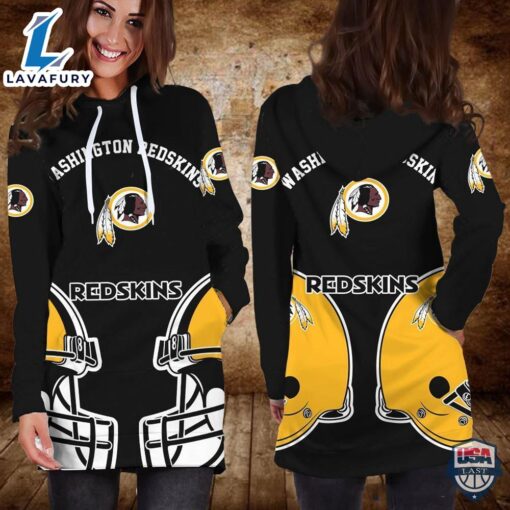 Washington Football Women 3D Hoodie Dress