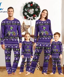 Washington Huskies NCAA Custom Name Grinch Christmas And Sport Team Pajama Set  Gift Christmas