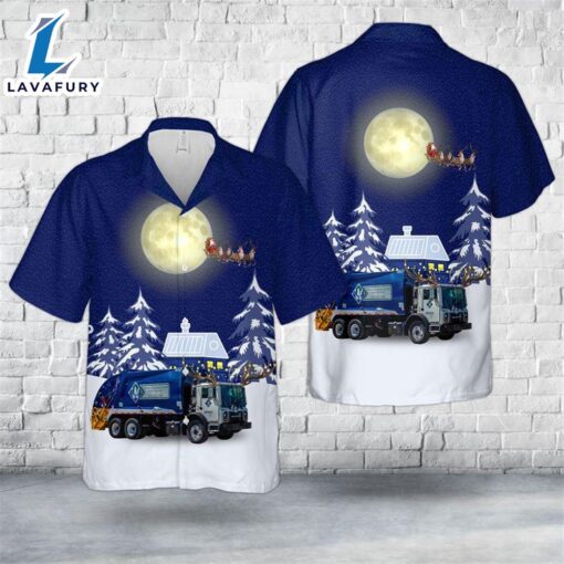 Waste Connections Canada Garbage Truck Christmas Hawaiian Shirt – Gift Christmas Hawaiian