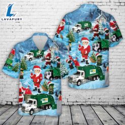 Waste Management Christmas Hawaiian Shirt…