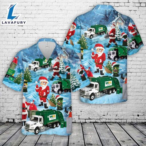 Waste Management Christmas Hawaiian Shirt – Gift Christmas Hawaiian