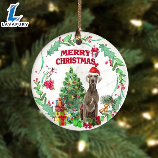 Christmas 2024  Weimaraner Tree Merry Christmas Ornament, Gift For Christmas