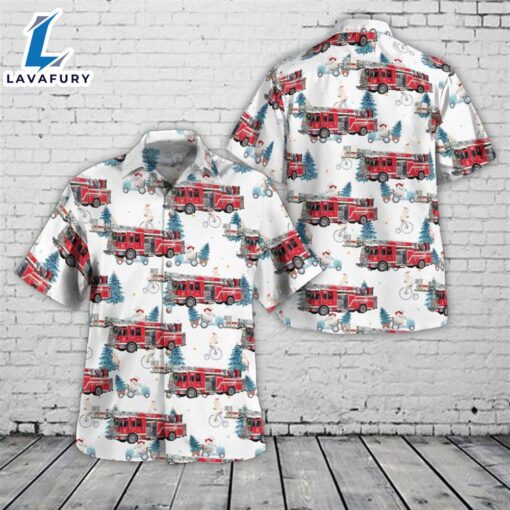 Welland, Ontario, Welland Fire & Emergency Services Christmas Hawaiian Shirt – Gift Christmas Hawaiian