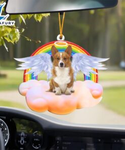 Welsh-Corgi With Angel Wings Memorial…