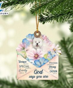 West-Highland-White-Terrier God Says You Ornament,…