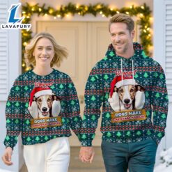 Whippet Dog Make Christmas Magical Christmas Sweatshirt & Hoodie   Gift Christmas