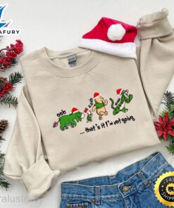 Winnie The Pooh And Friends Sweatshirt  Merry Christmas Shirt