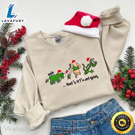 Winnie The Pooh And Friends Sweatshirt  Merry Christmas Shirt