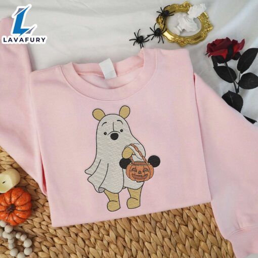 Winnie The Pooh Cartoon Cosplay Halloween Embroidered Sweatshirt Fashion Style