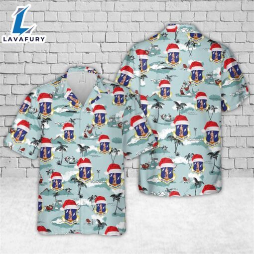 Wisconsin Air National Guard Christmas Hawaiian Shirt – Gift Christmas Hawaiian