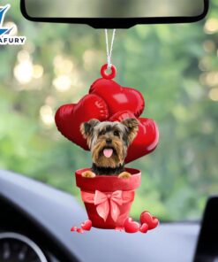 Yorkshire Terrier Red Heart Balloon…