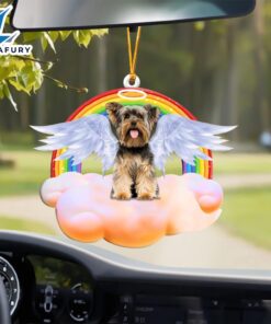 Yorkshire-Terrier With Angel Wings Memorial…