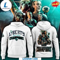 2024 NY Liberty White Pullover Hoodie Final Champions Edition