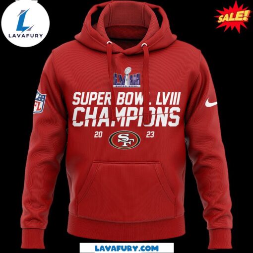 2024 San Francisco 49Ers Super Bowl LVIII Champions Hoodie