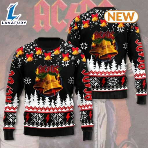 AC DC Bell Ugly Sweater