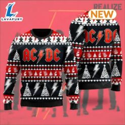 AC DC Christmas Ugly Sweater