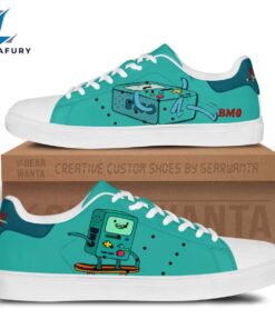 Adventure Time Bmo Cartoon Stan Smith Shoes For Kid