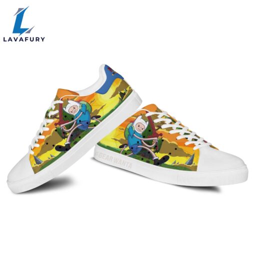 Adventure Time Finn Cartoon Stan Smith Shoes For Kid