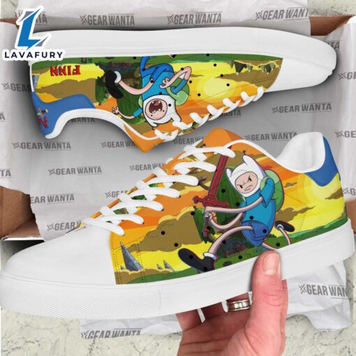 Adventure Time Finn Cartoon Stan Smith Shoes For Kid