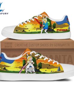 Adventure Time Fionna Cartoon Stan Smith Shoes For Kid