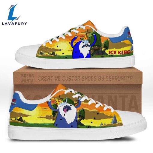 Adventure Time Ice King Cartoon Stan Smith Shoes For Kid