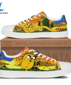 Adventure Time Jake Cartoon Stan Smith Shoes For Kid