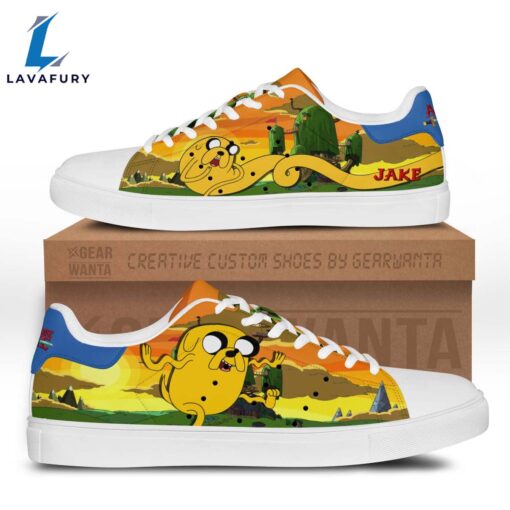 Adventure Time Jake Cartoon Stan Smith Shoes For Kid