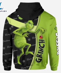 Any Name - Grinch Personalized Hoodie and Leggings