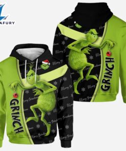 Any Name - Grinch Personalized Hoodie and Leggings