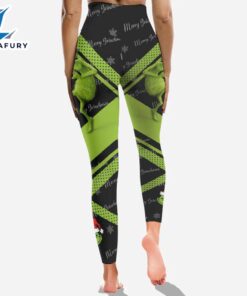 Any Name - Grinch Personalized Hoodie and Leggings