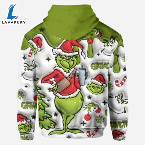 Any Name – Personalized Grinch Hoodie and Leggings