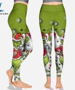 Any Name - Personalized Grinch Hoodie and Leggings