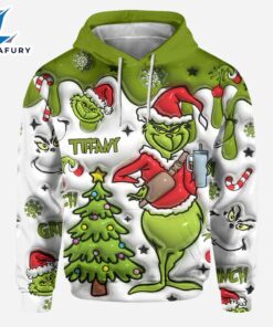 Any Name - Personalized Grinch Hoodie and Leggings