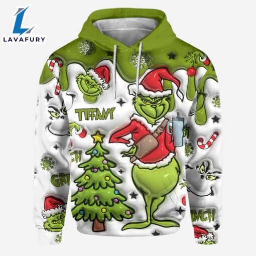 Any Name – Personalized Grinch Hoodie and Leggings