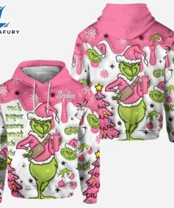 Any Name - Personalized Grinch Movie Hoodie and Leggings