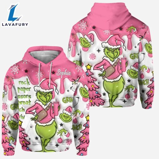 Any Name – Personalized Grinch Movie Hoodie and Leggings