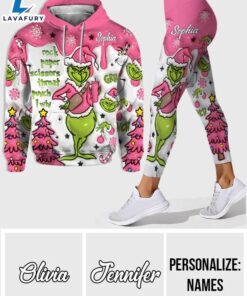 Any Name - Personalized Grinch Movie Hoodie and Leggings