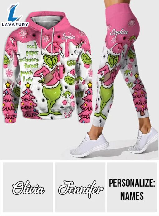 Any Name – Personalized Grinch Movie Hoodie and Leggings